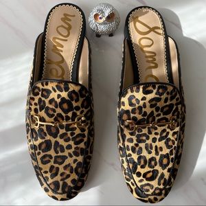 Sam Edelman Linnie Bit Mule Sand Leopard
